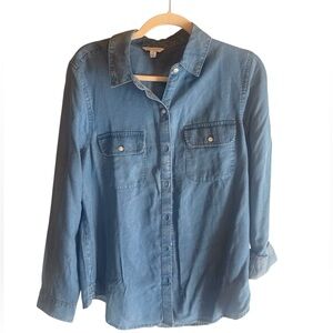 Lucky Brand Indigo Denim Shirt Size M